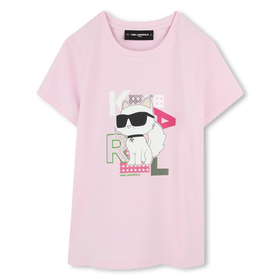 Camiseta estampada KARL LAGERFELD KIDS NI&Ntilde;A