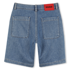 Bermudas vaqueras HUGO 
                    NI&Ntilde;A