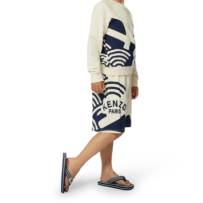 Bermudas con logo estampado KENZO KIDS NI&Ntilde;O