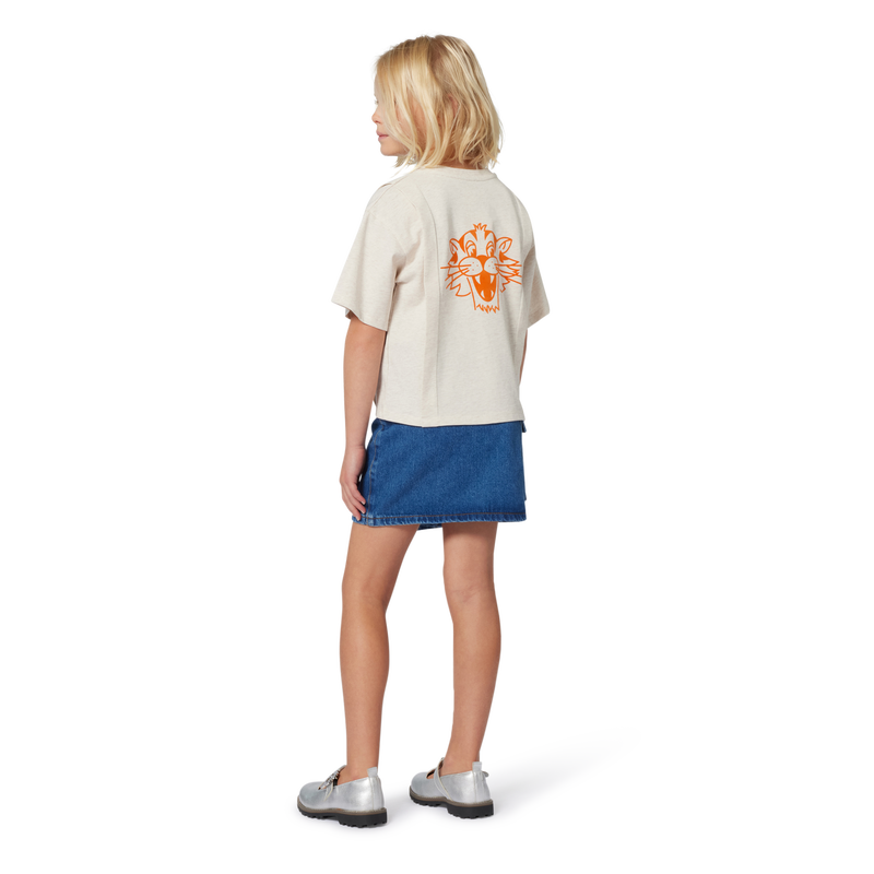 Falda vaquera asim&eacute;trica KENZO KIDS 
                        NI&Ntilde;A