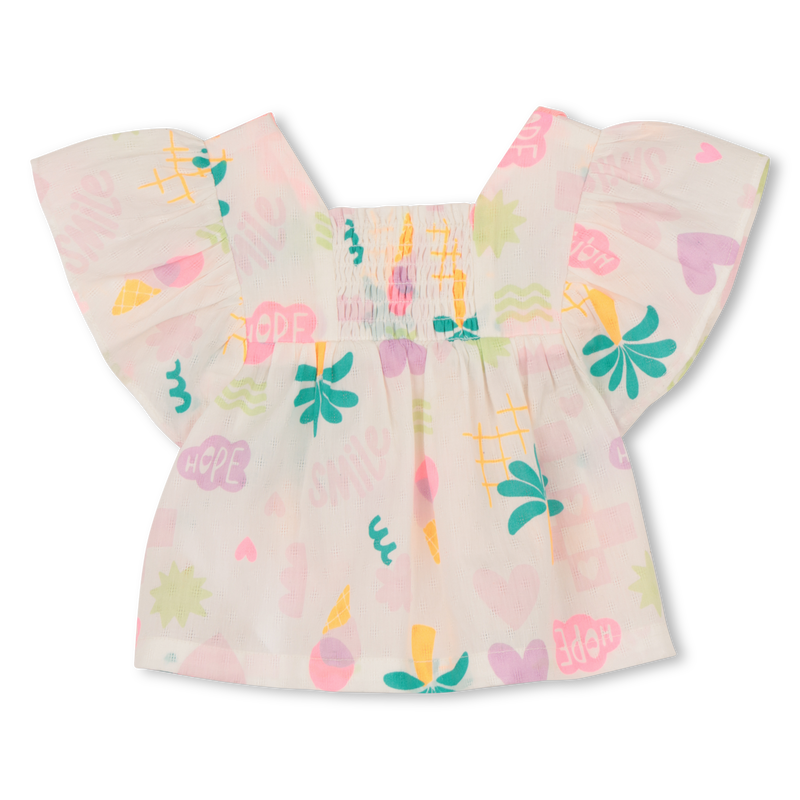 BLUSA MANGA CORTA CON VOLANTES BILLIEBLUSH 
                        NI&Ntilde;A