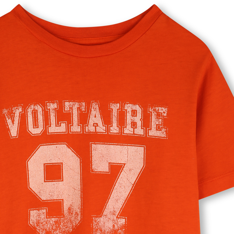 CAMISETA DE MANGA CORTA ZADIG & VOLTAIRE 
                        NI&Ntilde;O