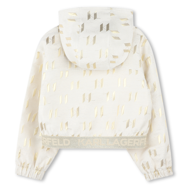 Sudadera con detalles dorados KARL LAGERFELD KIDS 
                        NI&Ntilde;A
