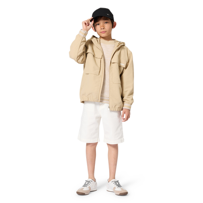 CORTAVIENTOS CON CAPUCHA BOSS NI&Ntilde;O