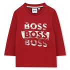 Camiseta de manga larga, ROJO OSCURO, hi-res