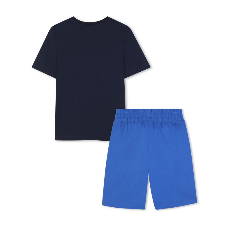 CONJUNTO CAMISETA + BERMUDAS BOSS 
                        NI&Ntilde;O