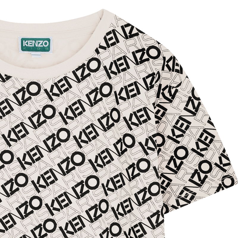 Camiseta de algod&oacute;n estampada KENZO KIDS 
                        NI&Ntilde;O