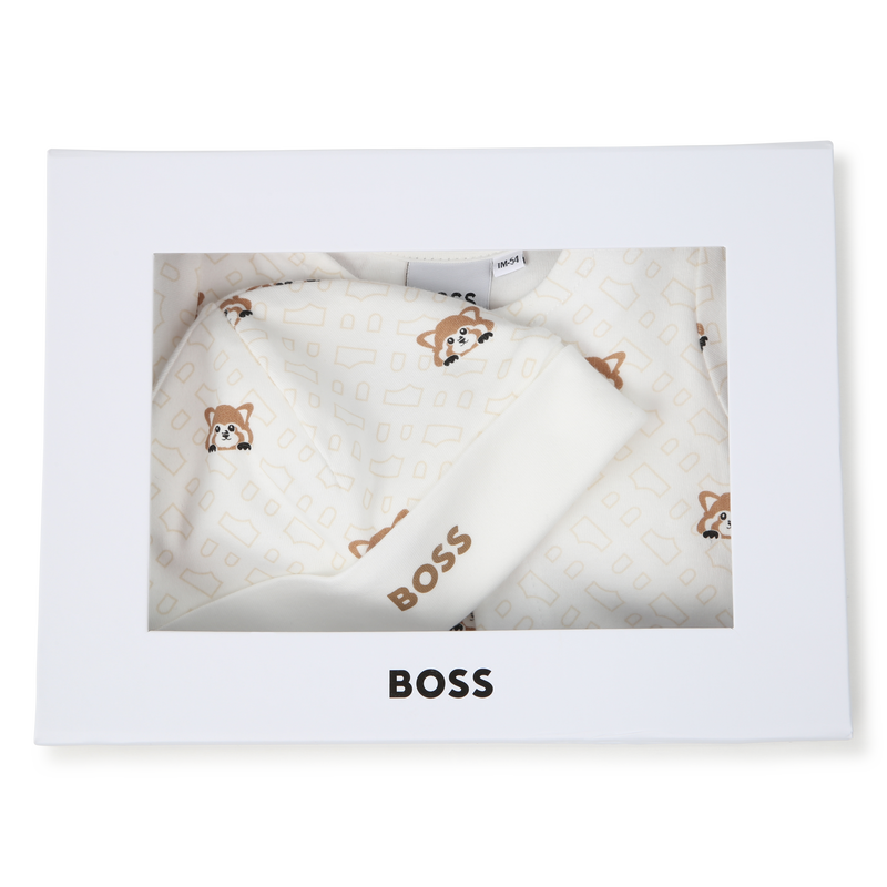 Conjunto de pijama y gorro BOSS 
                        NI&Ntilde;O