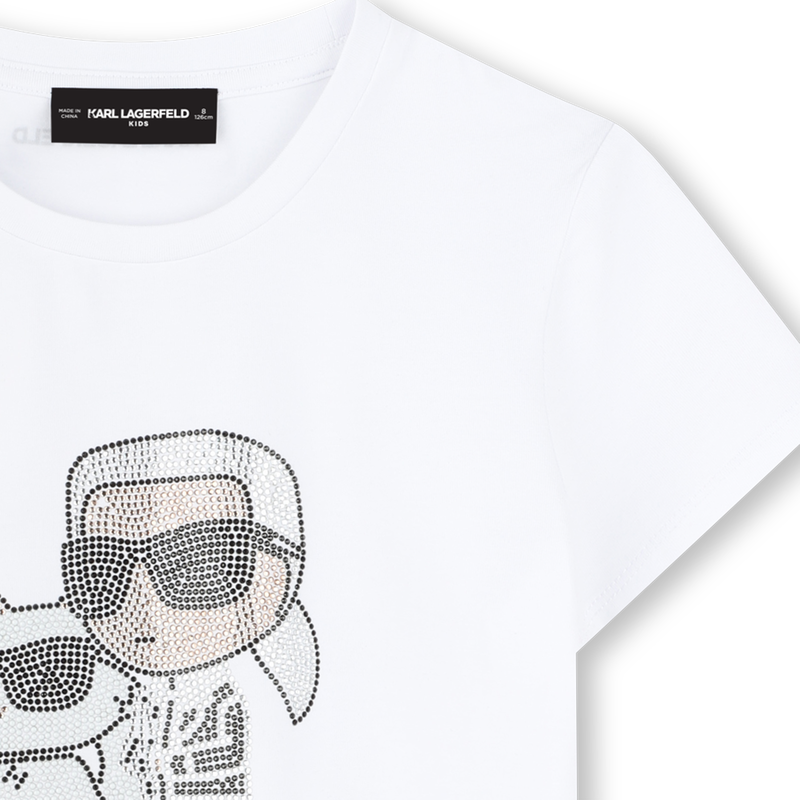 Camiseta de manga corta KARL LAGERFELD KIDS 
                        NI&Ntilde;A