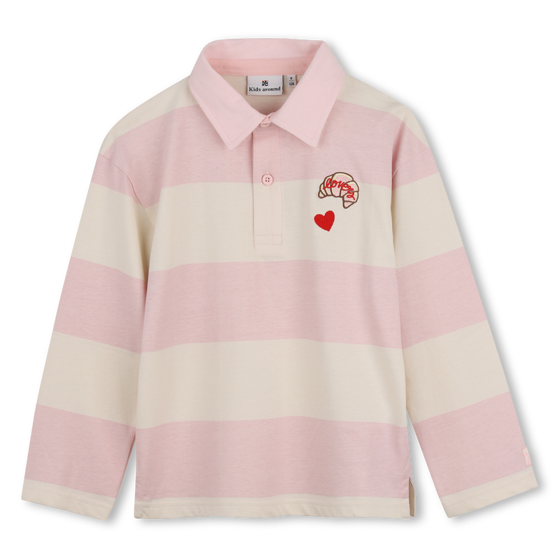 Polo de manga larga KIDS AROUND 
                        NI&Ntilde;A
