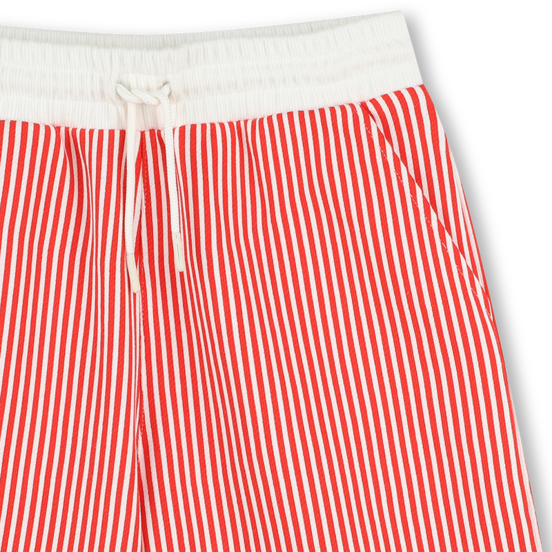 Bermudas de algod&oacute;n y rayas KENZO KIDS 
                        NI&Ntilde;O