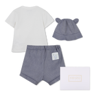 Conjunto de camiseta, sombrero de pescador y panta KENZO KIDS 
                    NI&Ntilde;O