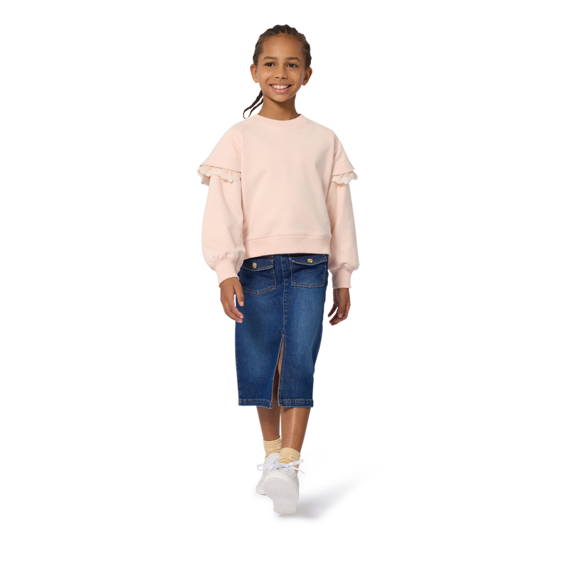 Sudadera de cuello redondo CHLOE 
                        NI&Ntilde;A