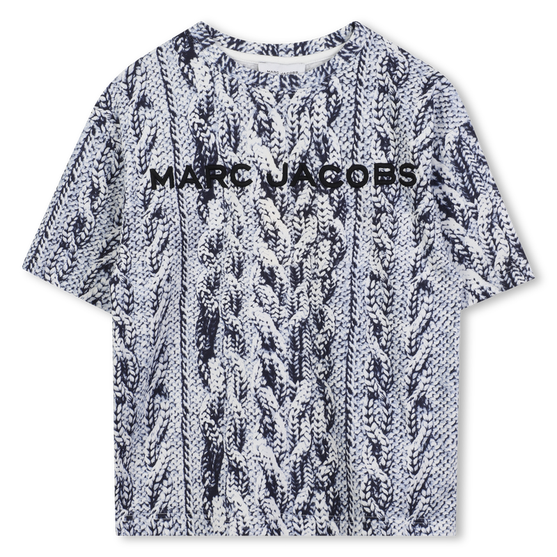 Camiseta de punto de algod&oacute;n MARC JACOBS 
                        NI&Ntilde;O
