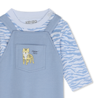 Camiseta y peto de algod&oacute;n KENZO KIDS 
                    NI&Ntilde;O