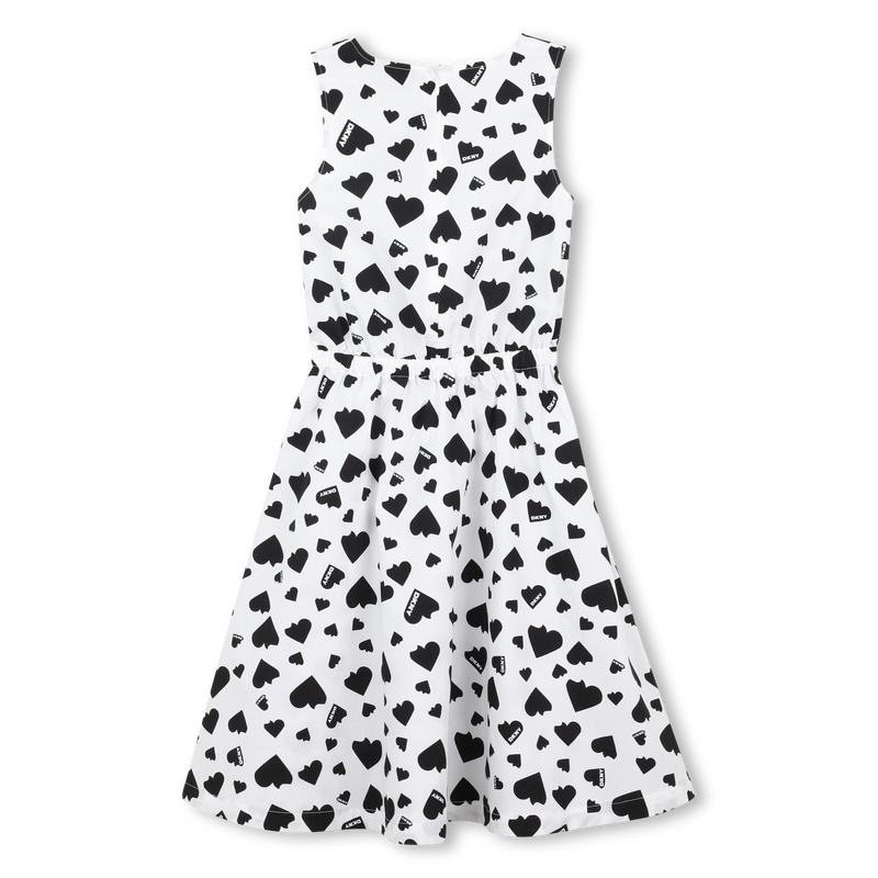 Vestido de algod&oacute;n estampado DKNY 
                        NI&Ntilde;A