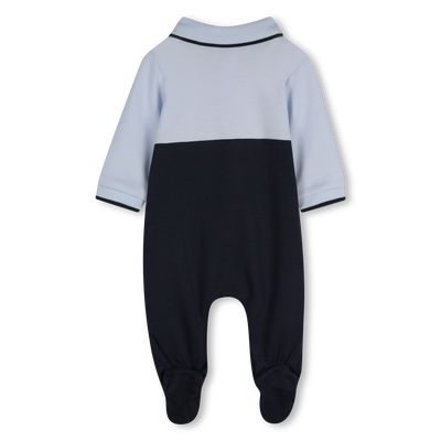 Pijama tricolor cuello de polo BOSS NI&Ntilde;O