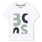 Camiseta de manga corta, BLANCO, hi-res
