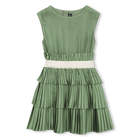 Vestido plisado manga corta KARL LAGERFELD KIDS 
                    NI&Ntilde;A