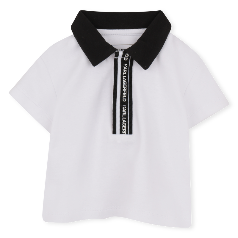 CONJUNTO DE CAMISETA Y PANTAL&Oacute;N CORTO KARL LAGERFELD KIDS 
                        NI&Ntilde;O