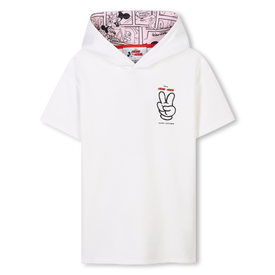 Vestido de algod&oacute;n con capucha MARC JACOBS NI&Ntilde;A