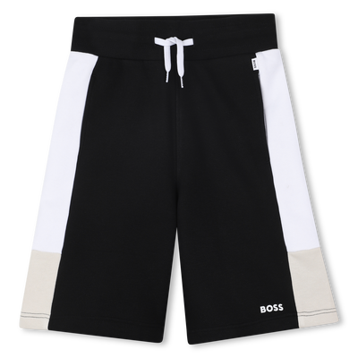 Bermudas de ch&aacute;ndal tricolores BOSS NI&Ntilde;O