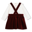 Conjunto de vestido y camiseta CHLOE 
                    NI&Ntilde;A