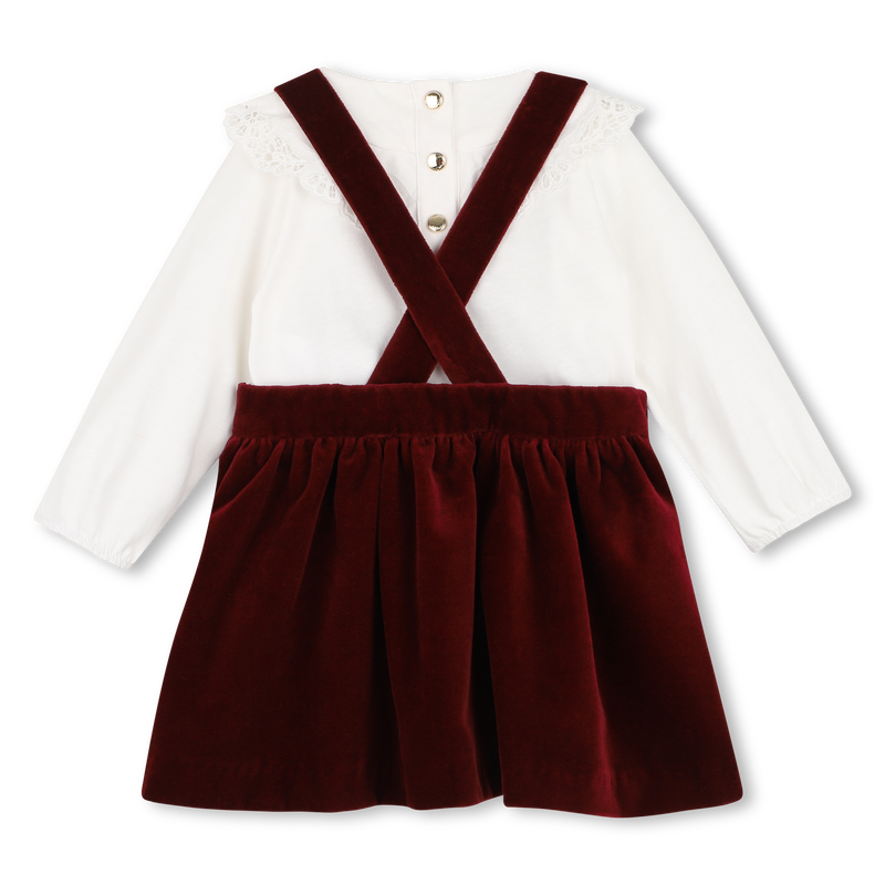 Conjunto de vestido y camiseta CHLOE 
                        NI&Ntilde;A