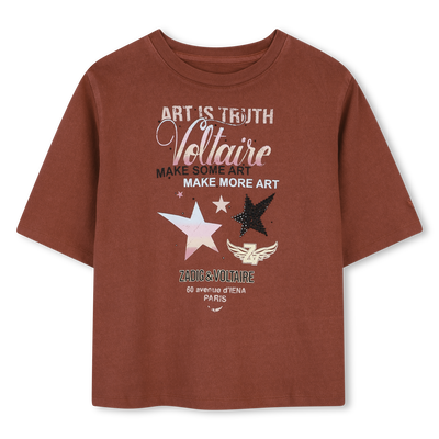 Camiseta de mangas cortas ZADIG & VOLTAIRE NI&Ntilde;A