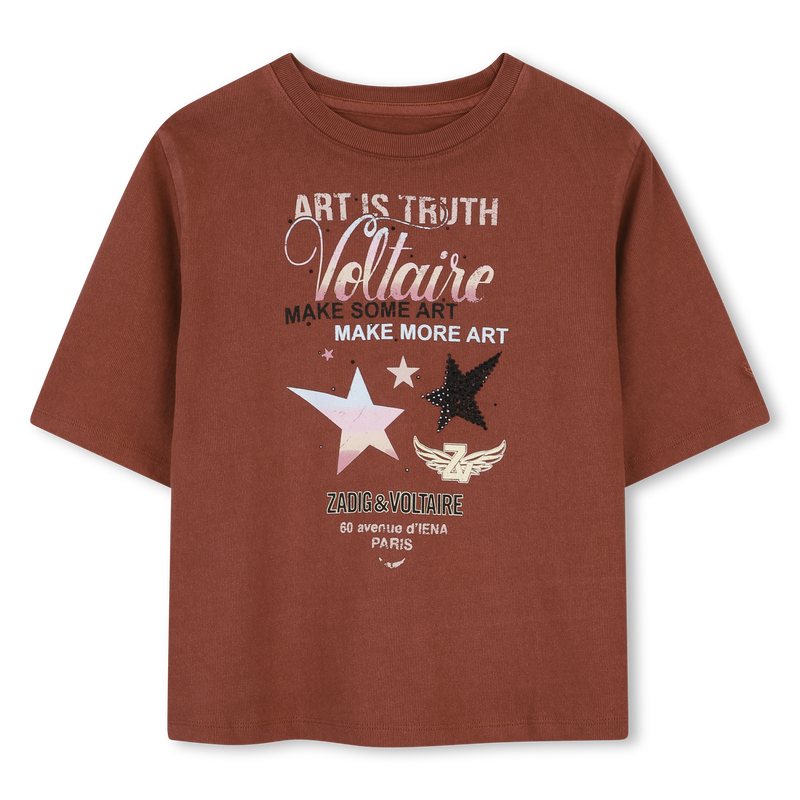 Camiseta de mangas cortas ZADIG & VOLTAIRE 
                        NI&Ntilde;A