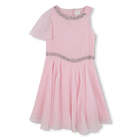 Vestido con mangas asim&eacute;tricas GIVENCHY 
                    NI&Ntilde;A