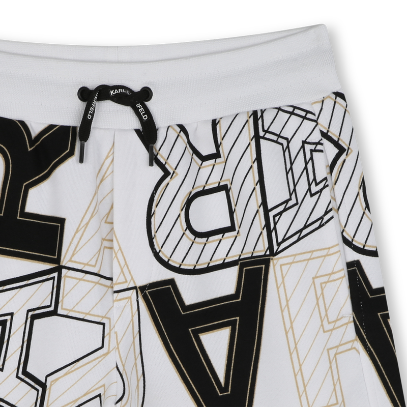 Bermudas de algod&oacute;n estampadas KARL LAGERFELD KIDS 
                        NI&Ntilde;O