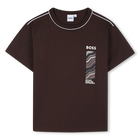 Camiseta de mangas cortas, MARRON, hi-res