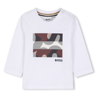 Camiseta de manga larga, BLANCO, hi-res