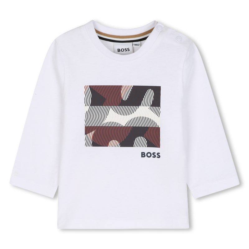 Camiseta de manga larga BOSS 
                        NI&Ntilde;O