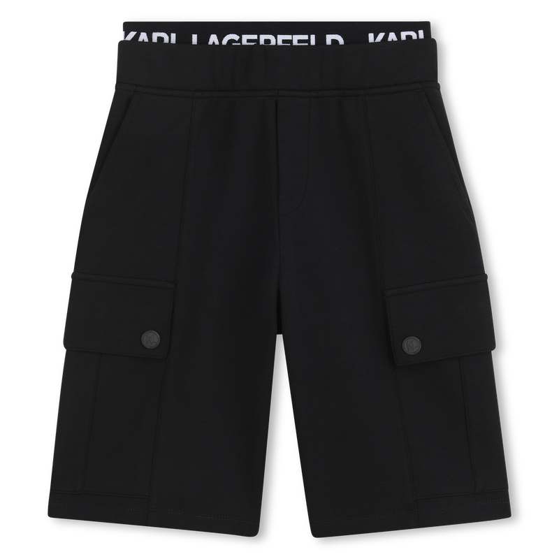 BERMUDAS CON CINTURA EL&Aacute;STICA KARL LAGERFELD KIDS 
                        NI&Ntilde;O