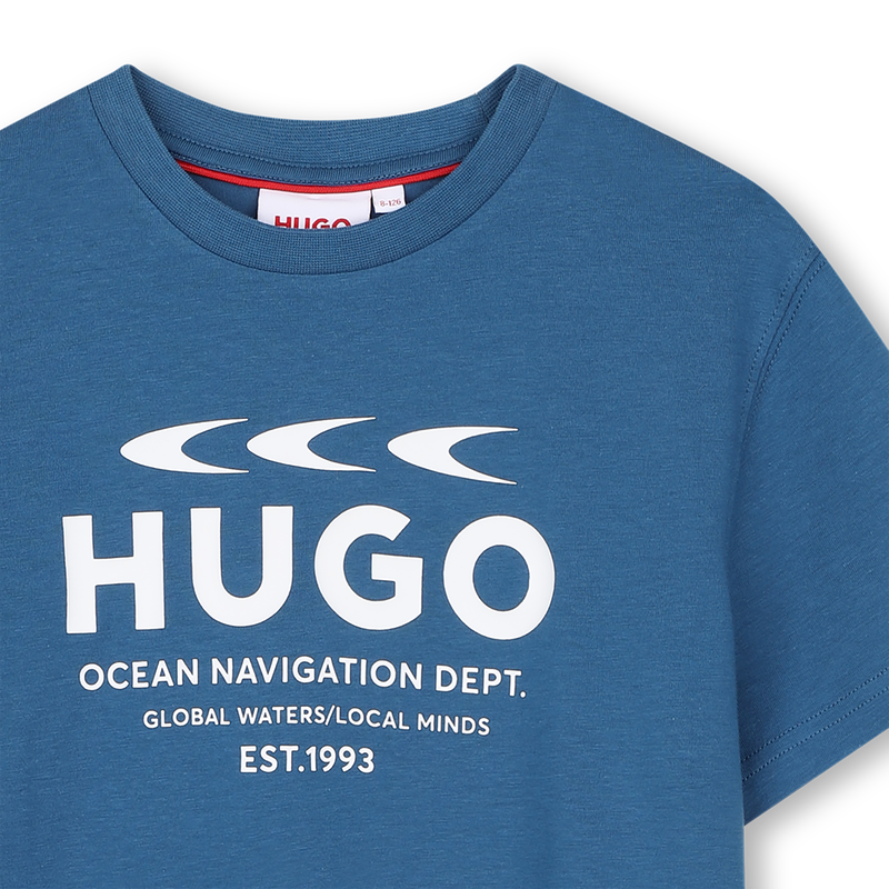 Camiseta de mangas cortas HUGO 
                        NI&Ntilde;O