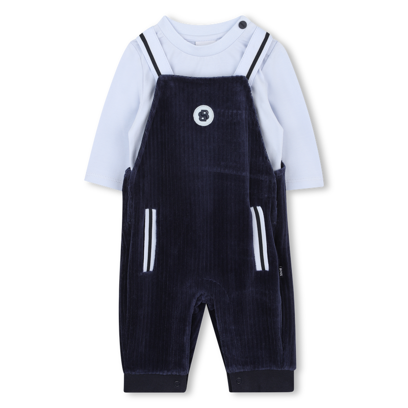 Conjunto de mono y camiseta BOSS 
                        NIÑO
