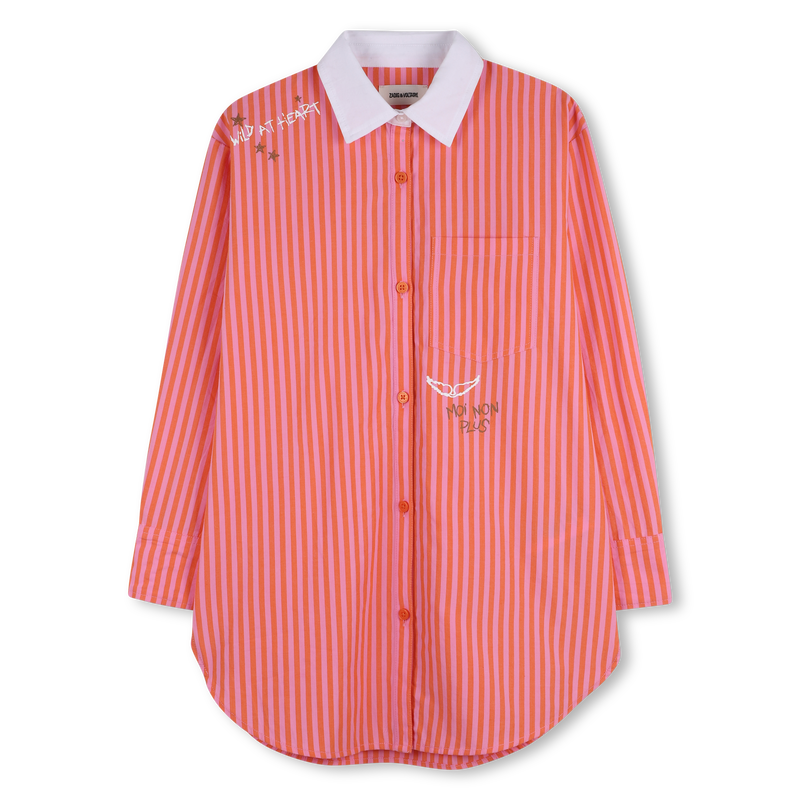 VESTIDO CAMISERO ZADIG & VOLTAIRE 
                        NI&Ntilde;A