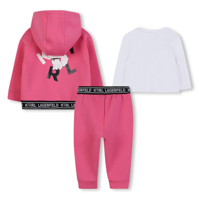 Conjunto de jogging de 3 piezas KARL LAGERFELD KIDS NI&Ntilde;A