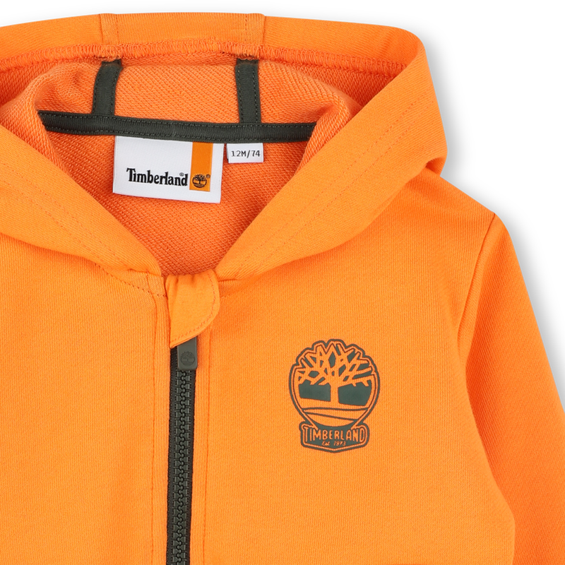 Sudadera de ch&aacute;ndal de mulet&oacute;n TIMBERLAND 
                        NI&Ntilde;O