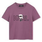 Camiseta de manga corta KARL LAGERFELD KIDS 
                    NI&Ntilde;O