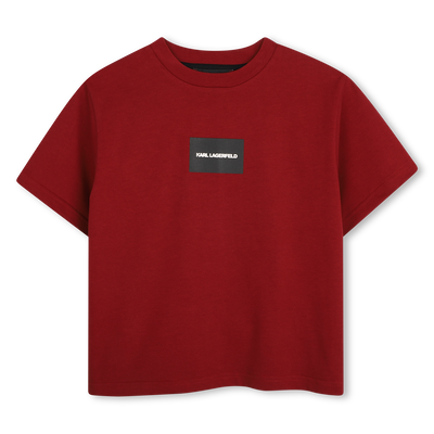 Camiseta de mangas cortas KARL LAGERFELD KIDS NI&Ntilde;O