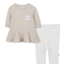Conjunto de vestido y leggings BOSS 
                    NI&Ntilde;A
