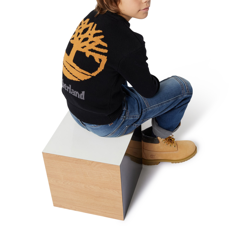 Jersey de algod&oacute;n y lana TIMBERLAND 
                        NI&Ntilde;O