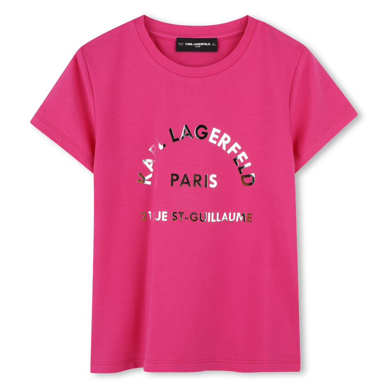 Camiseta de manga corta KARL LAGERFELD KIDS 
                        NI&Ntilde;A