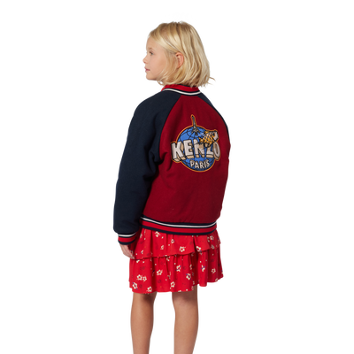 Cazadora bomber con cierre a presión KENZO KIDS UNISEXO