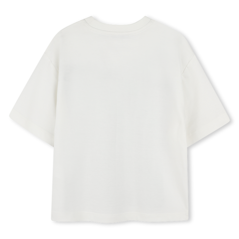 Camiseta de algod&oacute;n bicolor MARC JACOBS 
                        NI&Ntilde;O