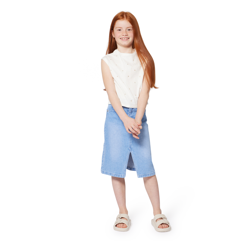 Camiseta algod&oacute;n de ceremonia MICHAEL KORS 
                        NI&Ntilde;A