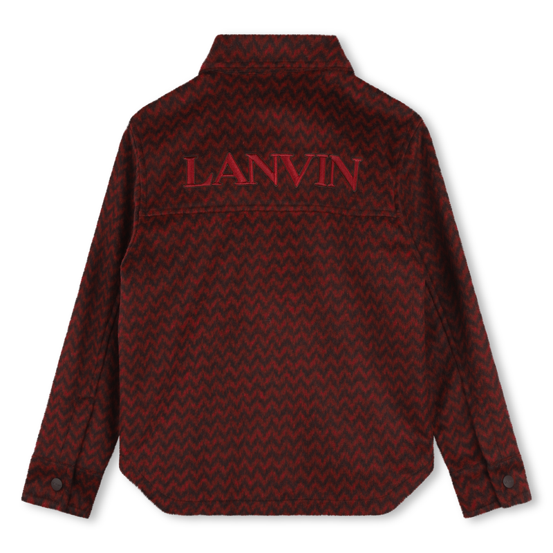 Sobrecamisa en polar estampada LANVIN 
                        NI&Ntilde;O